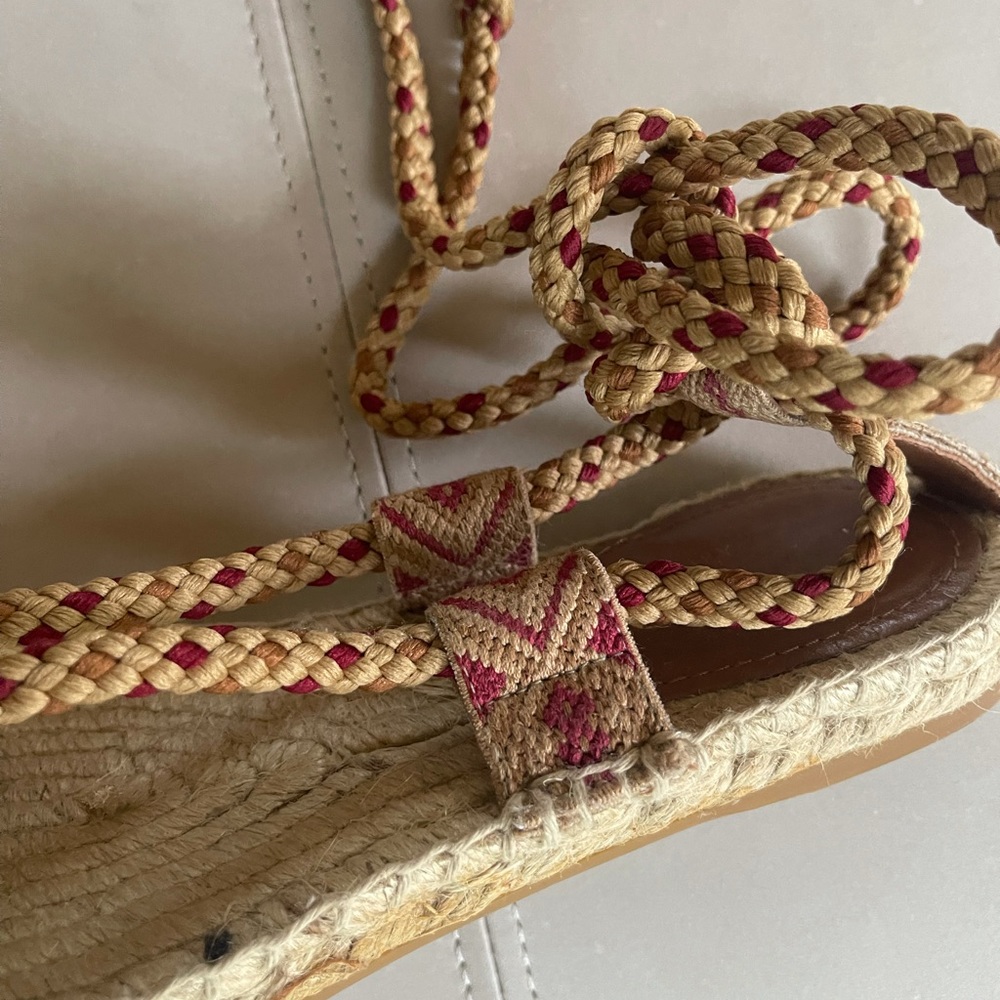 Christian Dior espadrilles wrap rope sandal - Picture 4 of 6